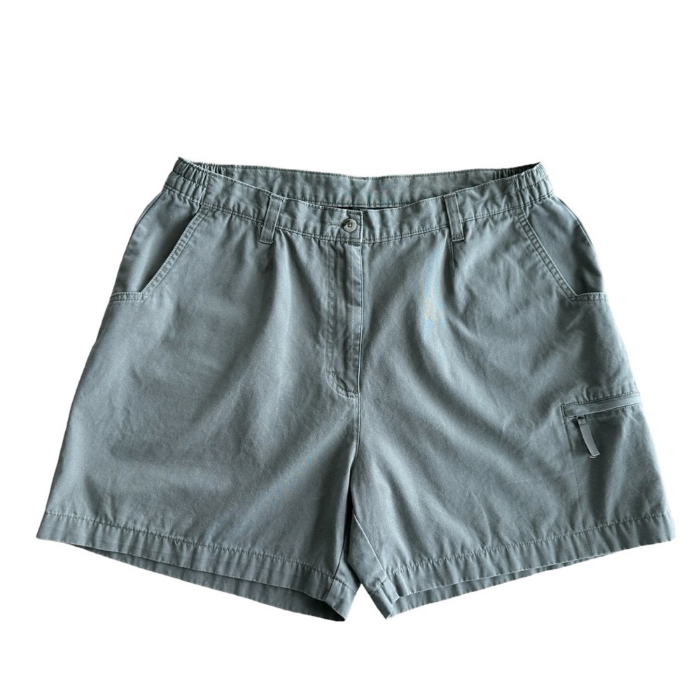 Vintage Woolrich High Waisted 1985 Outdoors Hiking Women’s Shorts Green Size 16